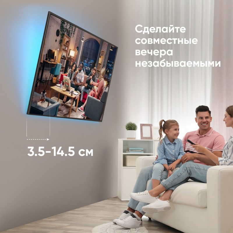 Кронштейн Onkron 43-85'' 400*600 12º, крепление настенное, до 85 ″, нагрузка до 68.2 кг, фото 6