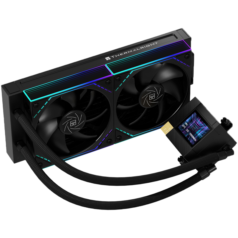 Система жидкостного охлаждения Thermalright Core Matrix 240 Vision, чёрный, фото 2