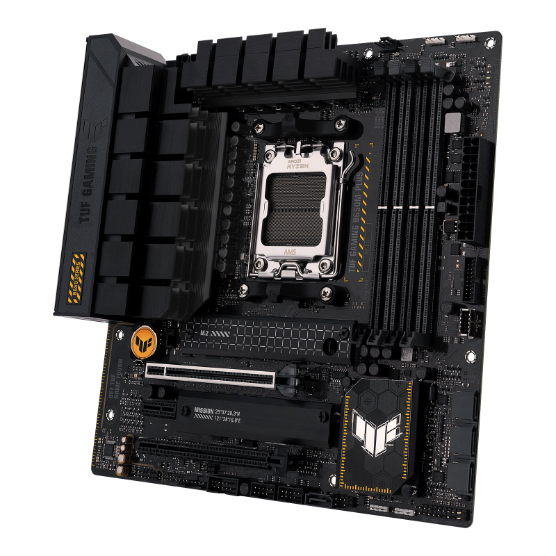 Материнская плата ASUS TUF B650M-PLUS, AM5, AMD B650, mATX, DDR5, фото 4
