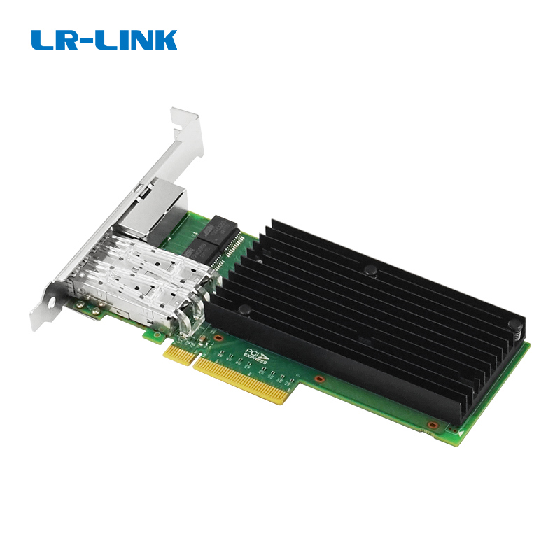 Сетевая карта LR-Link LRES4005TF-2S2T, 4 порта 10 Гбит/с: SFP+ и медные, Intel X710, фото 3