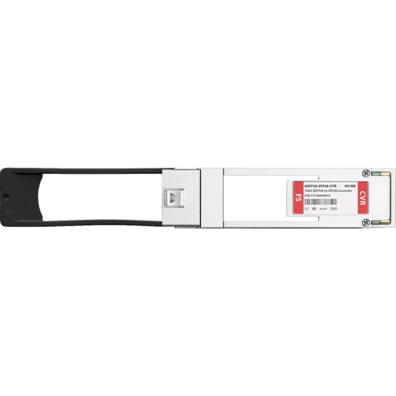 Адаптер FS QSFP28-SFP28-CVR с порта QSFP28 100 Гбит/с на SFP28 25 Гбит/с, DDMI, фото 2