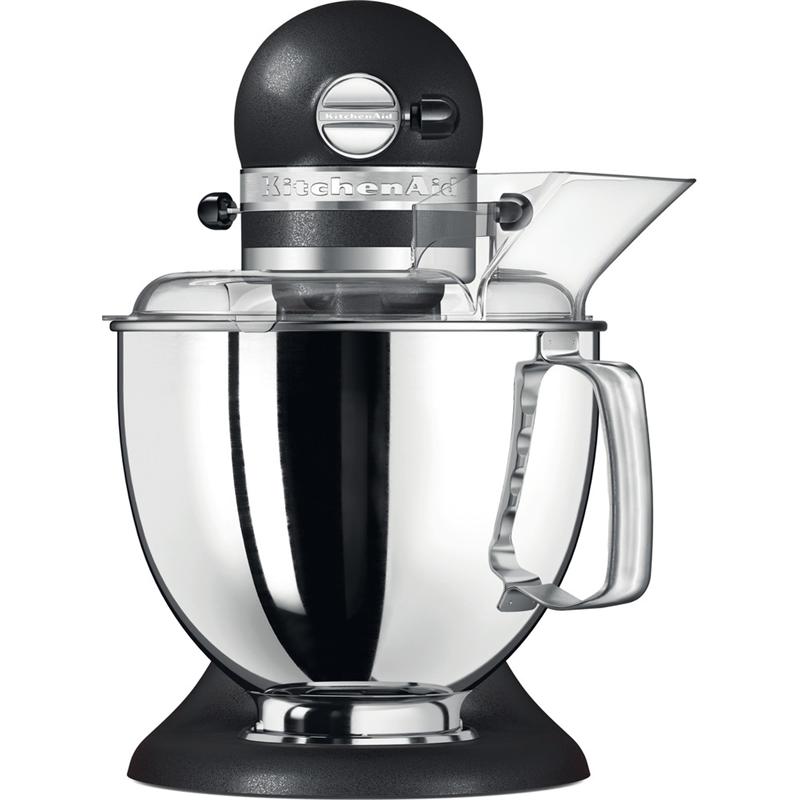 Планетарный миксер KitchenAid Artisan 5KSM175PSEBK, чаши 4,8 и 3 л, 300 Вт, чугун, фото 3