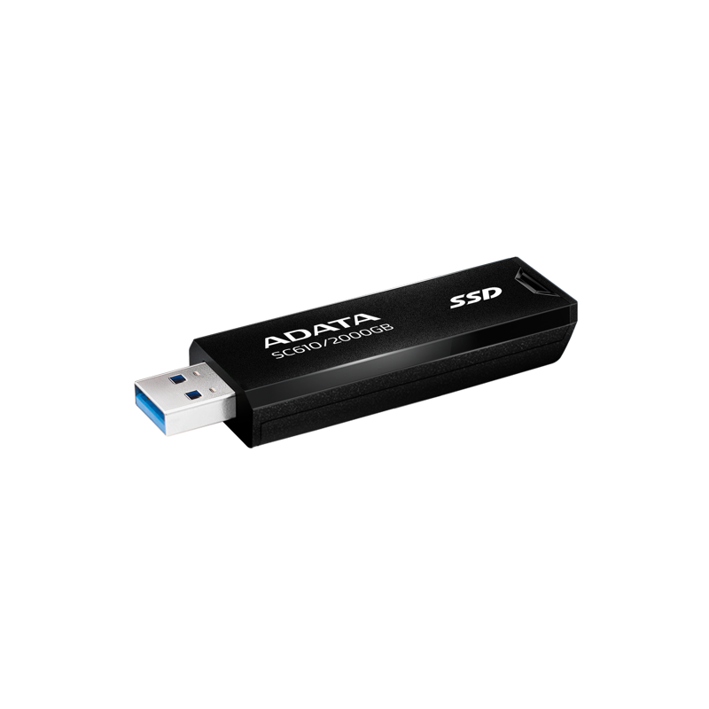 Внешний накопитель ADATA SC610, SSD 2 ТБ, USB 3.2 Gen 2 Type-A, чтение 550 МБ/с, запись 500 МБ/с, фото 8