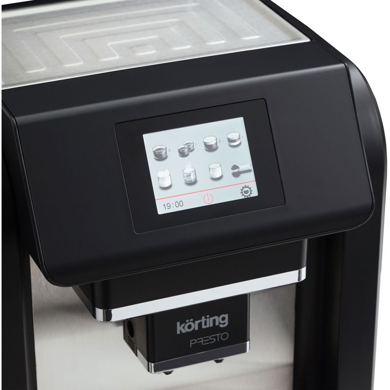 Автоматическая кофемашина Korting KACM 2009 Presto, 19 бар, кофемолка, капучинатор, 2 бойлера, чёрный, фото 12
