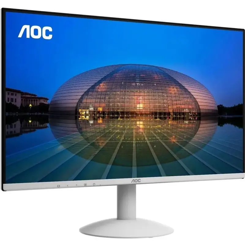 Монитор AOC 24B30H3/BW, 23.8 дюйма, 1920x1080, 120 Гц, IPS, белый, формат 16:9, фото 3