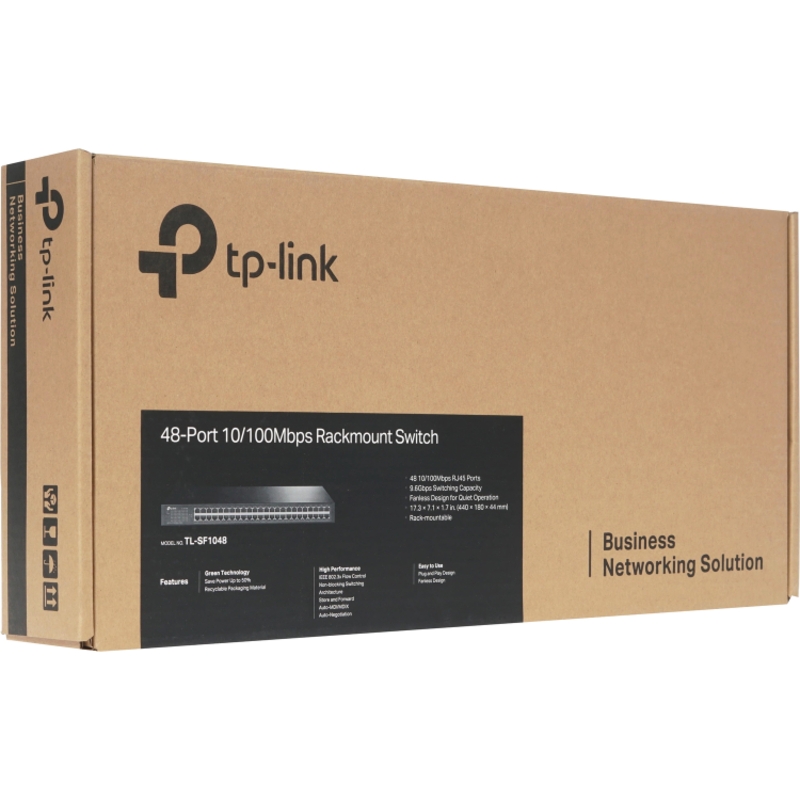 Коммутатор 48-port 10/100M Switch, 48 10/100M RJ45 ports, 1U 19-inch rack-mountable steel case (TP-Link TL-SF1048), фото 6