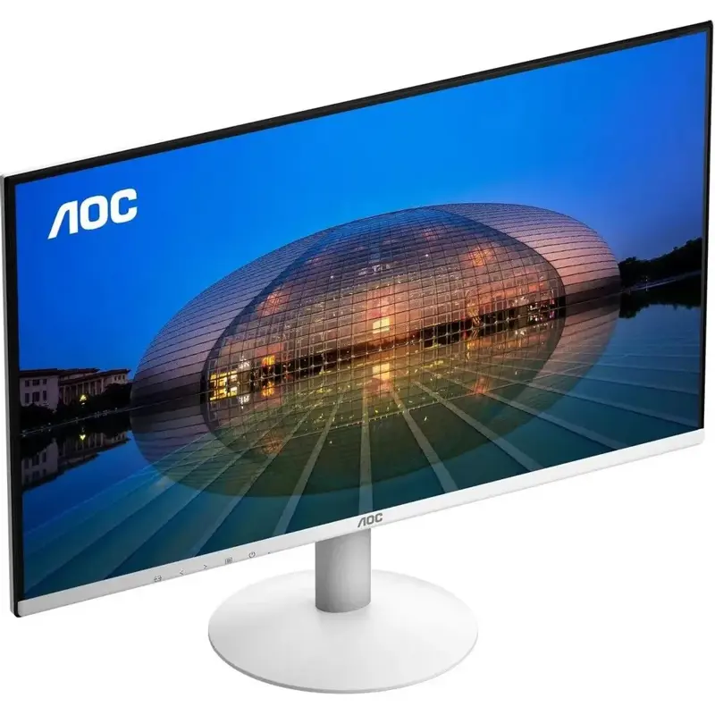 Монитор AOC 24B30H3/BW, 23.8 дюйма, 1920x1080, 120 Гц, IPS, белый, формат 16:9, фото 4