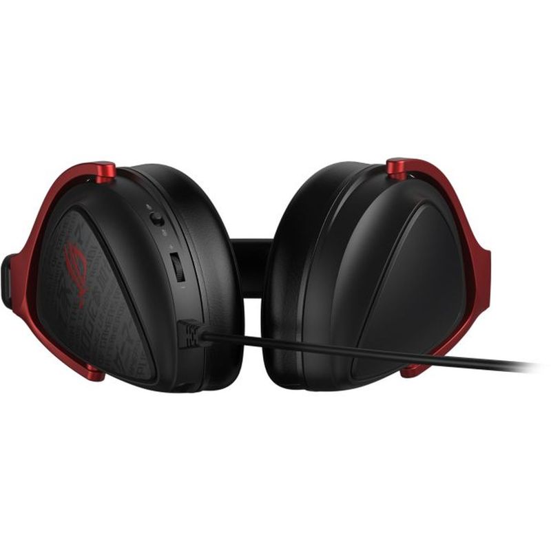 Гарнитура ASUS ROG DELTA S COR, проводное подключение, Mini-jack, накладные полноразмерные, чёрный, фото 5