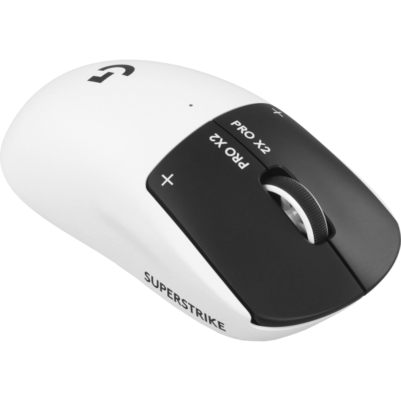 Мышь Logitech G Pro X2 Superstrike, радиоканал, 44000 dpi, белый, чёрный, фото 2