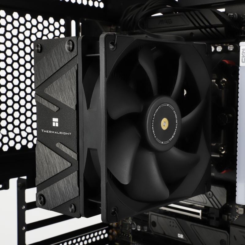 Кулер для процессора Thermalright Assassin Spirit 120 EVO Dark, до 180 Вт, шум 27 дБА, фото 9