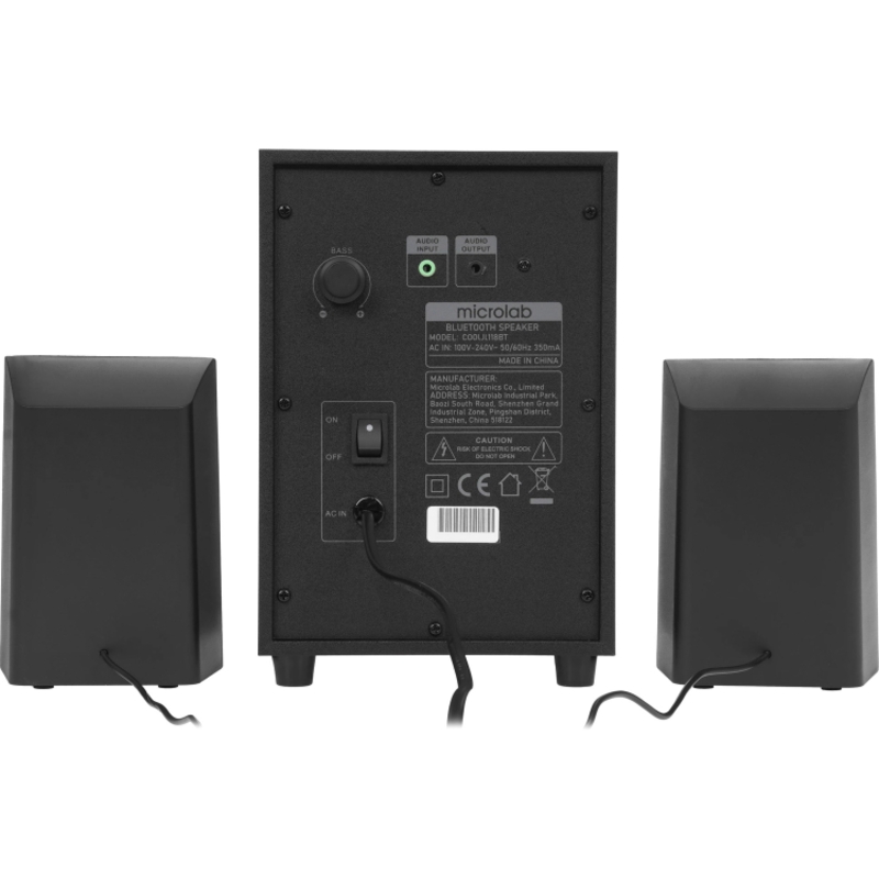 Акустическая система Колонки Microlab COOUL118BT, 11 Вт, проводное и беспроводное подключение, фото 7