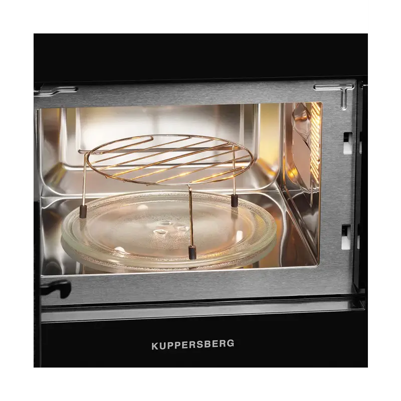 Встраиваемая микроволновая печь Kuppersberg HMW 620 B, 20 л, 700 Вт, гриль, 9 программ, чёрная, фото 7