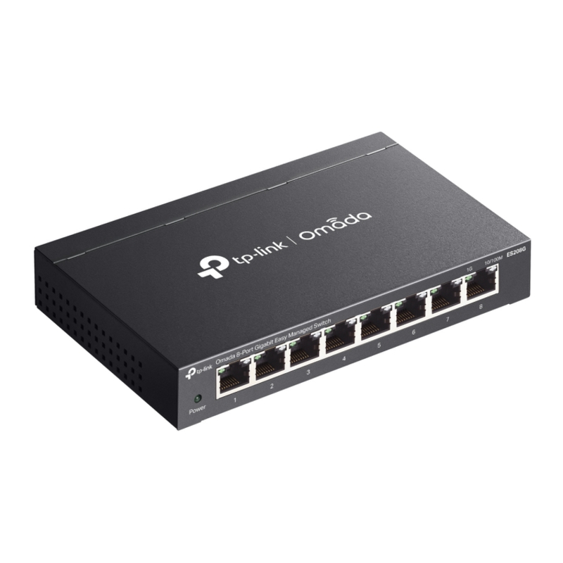 Коммутатор TP-Link Omada ES208G с облегчённым управлением, 8 портов 1 Гбит/с, фото 4