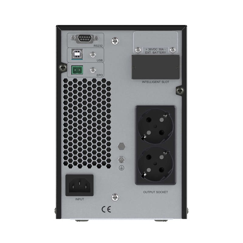 ИБП DKC Small Tower SMALLT1A10S, 1000 ВА, 900 Вт, вилка Schuko, батарея 3.8 мин, фото 4