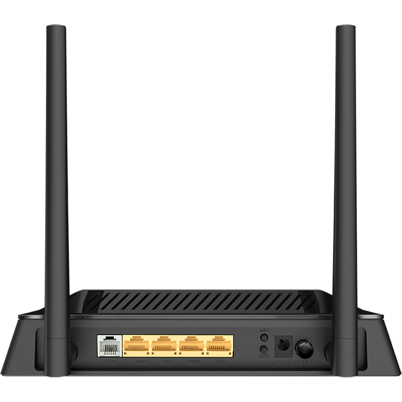 Wi-Fi роутер D-Link DSL-224 VDSL2, Wi-Fi 4, 4 порта LAN, фото 3