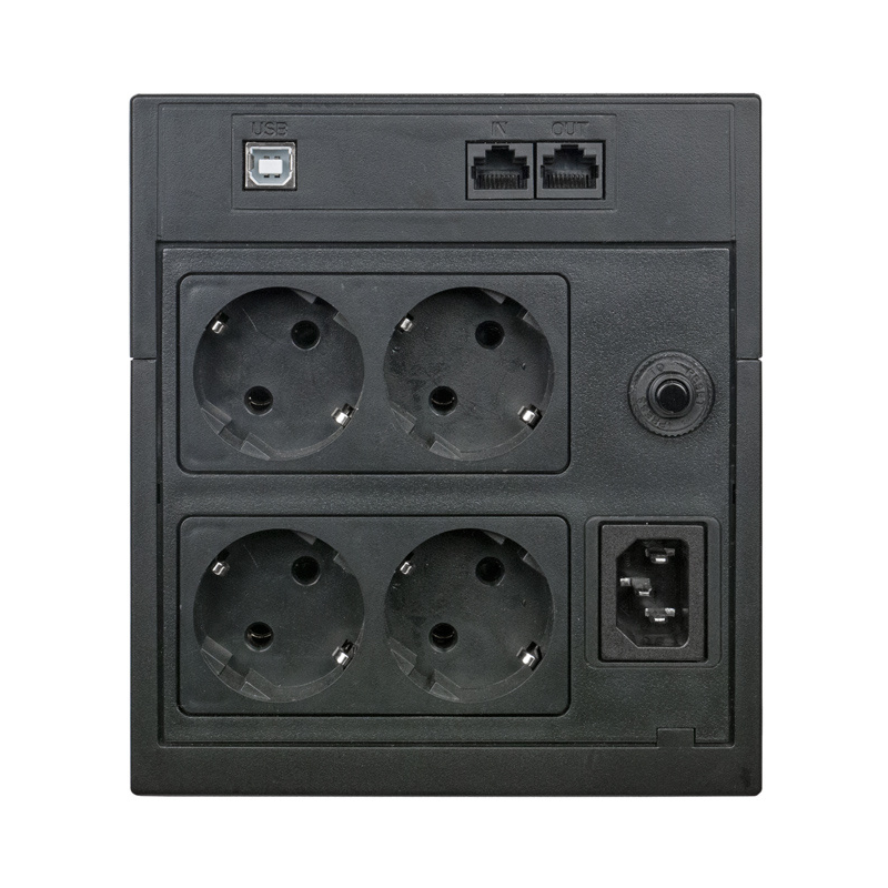 ИБП Powercom Raptor RPT-1500AP LCD EURO, 1500 ВА, 900 Вт, Line-Interactive, 4 розетки, Schuko, фото 5