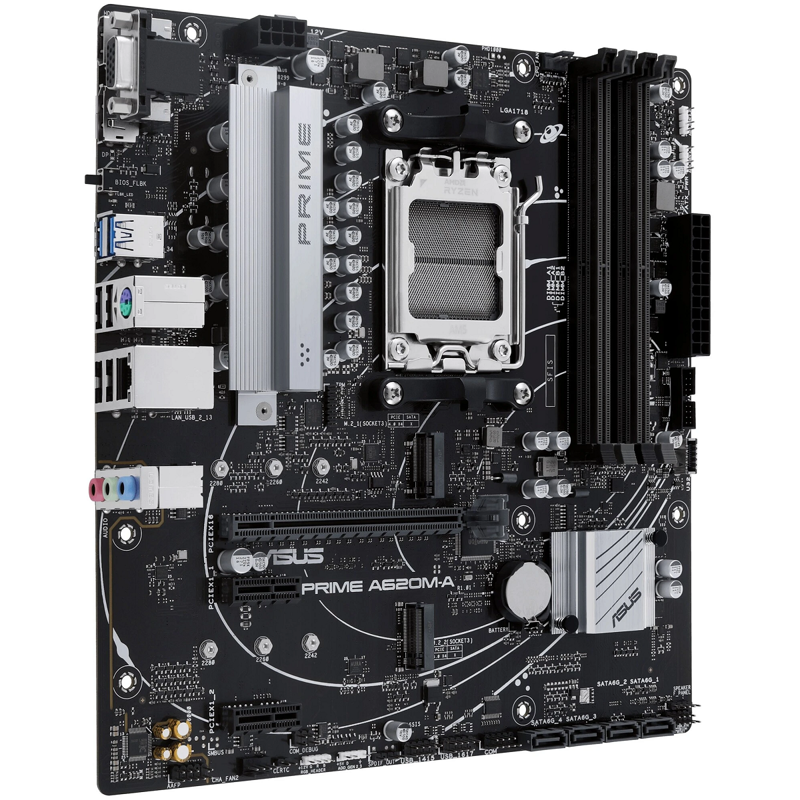 Материнская плата ASUS PRIME A620M-A-CSM, AM5, AMD A620, mATX, DDR5, фото 5