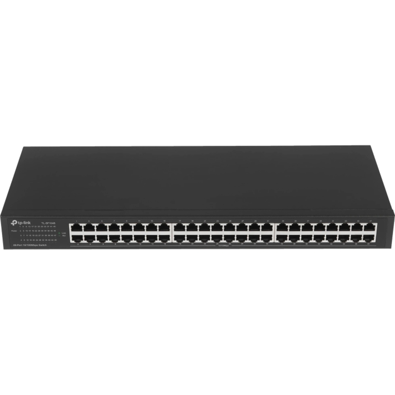 Коммутатор 48-port 10/100M Switch, 48 10/100M RJ45 ports, 1U 19-inch rack-mountable steel case (TP-Link TL-SF1048), фото 2