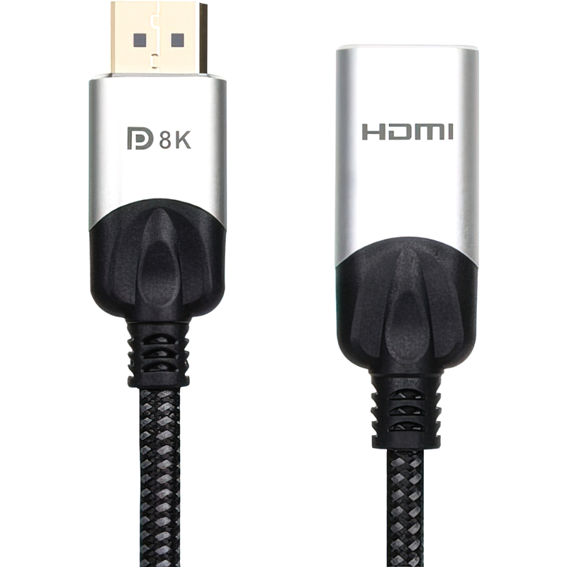 Адаптер Vcom CG6218M-0.15, DisplayPort (m), HDMI (f), 60 Гц, фото 2