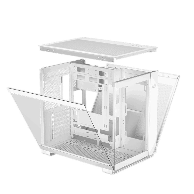 Корпус для ПК PcCooler C3T500 ARGB WH, Midi Tower, белый, под ATX, mATX, Mini-ITX, материал сталь, стекло, фото 5