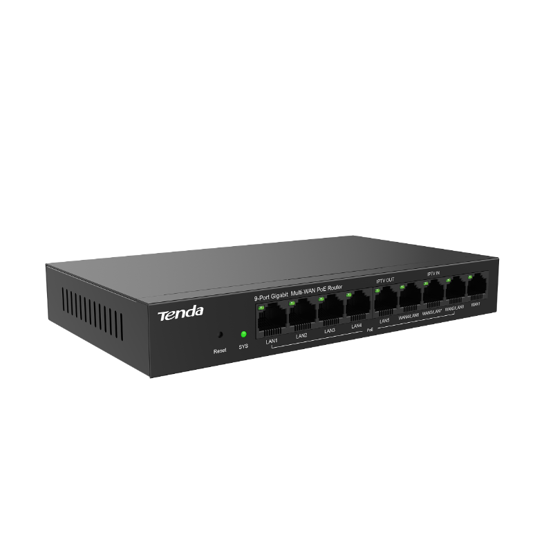 Wi-Fi роутер Tenda 9 Port PoE, 8 портов LAN, фото 2