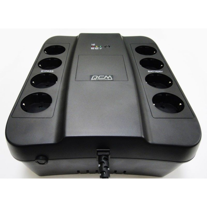 ИБП Powercom SPD-850U, 850 ВА, 510 Вт, Line-Interactive, 8 розеток, Schuko, фото 4