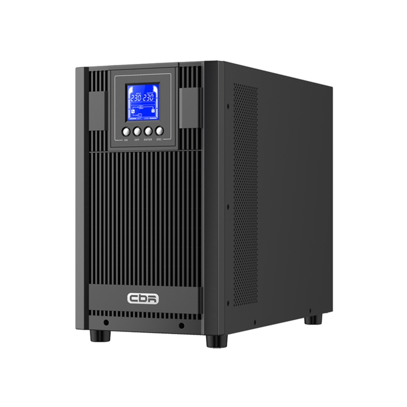 ИБП CBR ESN-3KT-6I-LCHERSC онлайн, 3000 ВА / 3000 Вт, 6 × C13 и 1 × C19, LCD, USB, RS-232, фото 2
