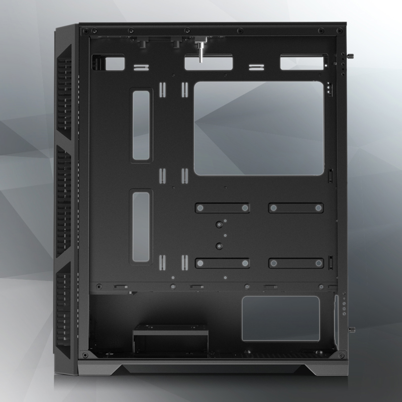 Корпус для ПК Raijintek ARCADIA III, Midi Tower, чёрный, под ATX, mATX, Mini-ITX, фото 8