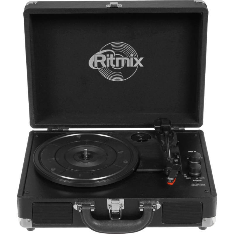 Виниловый проигрыватель Ritmix LP-120B, чёрный, фото 2