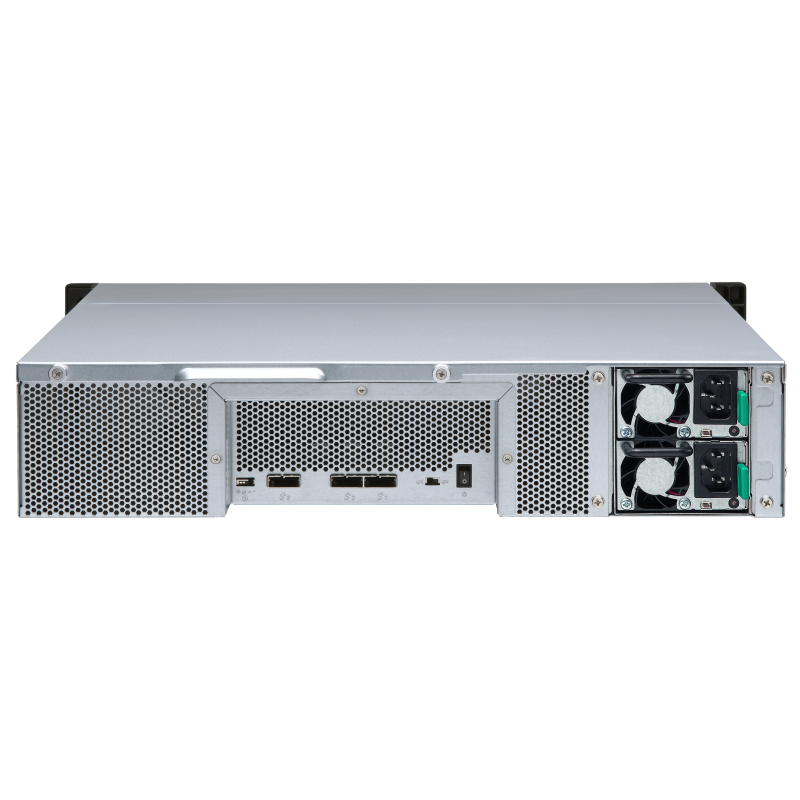 Полка расширения сетевого хранилища без дисков SMB QNAP TL-R1200S-RP SATA 6GB/s JBOD storage enclosure, 12-tray 3,5"/2,5" w (QNAP TL-R1200S-RP), фото 4