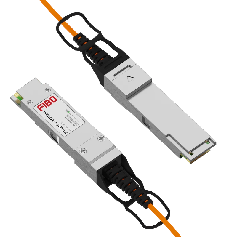 Кабель AOC Fibo FT-Q100-AOC2m QSFP28 100 Гбит/с, оптический, 2 м, фото 2