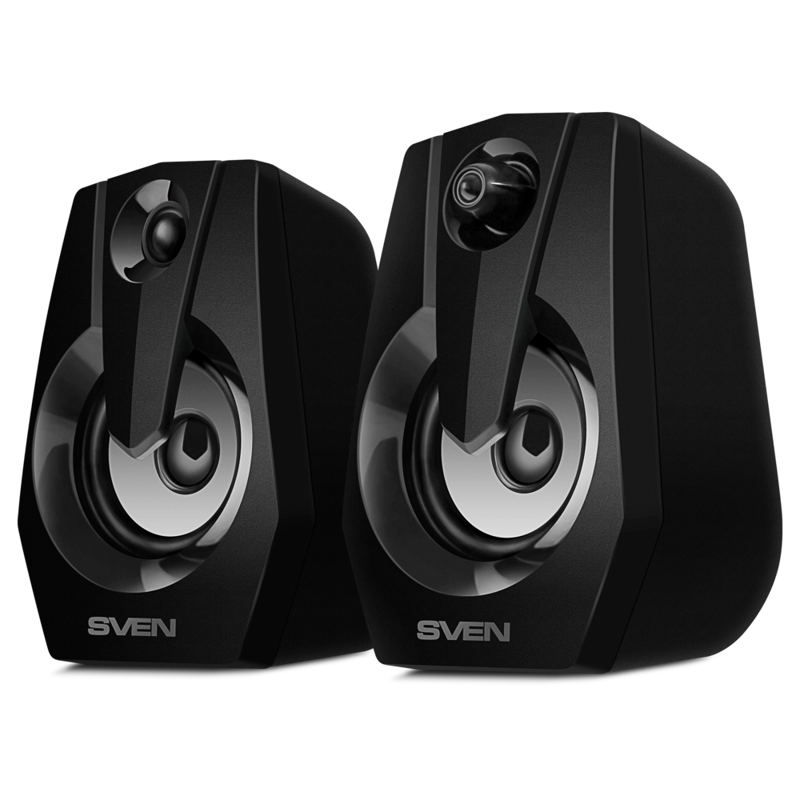 Колонки АС SVEN 370, черный (6 Вт, питание USB, подсветка) (Sven SV-020552), фото 4
