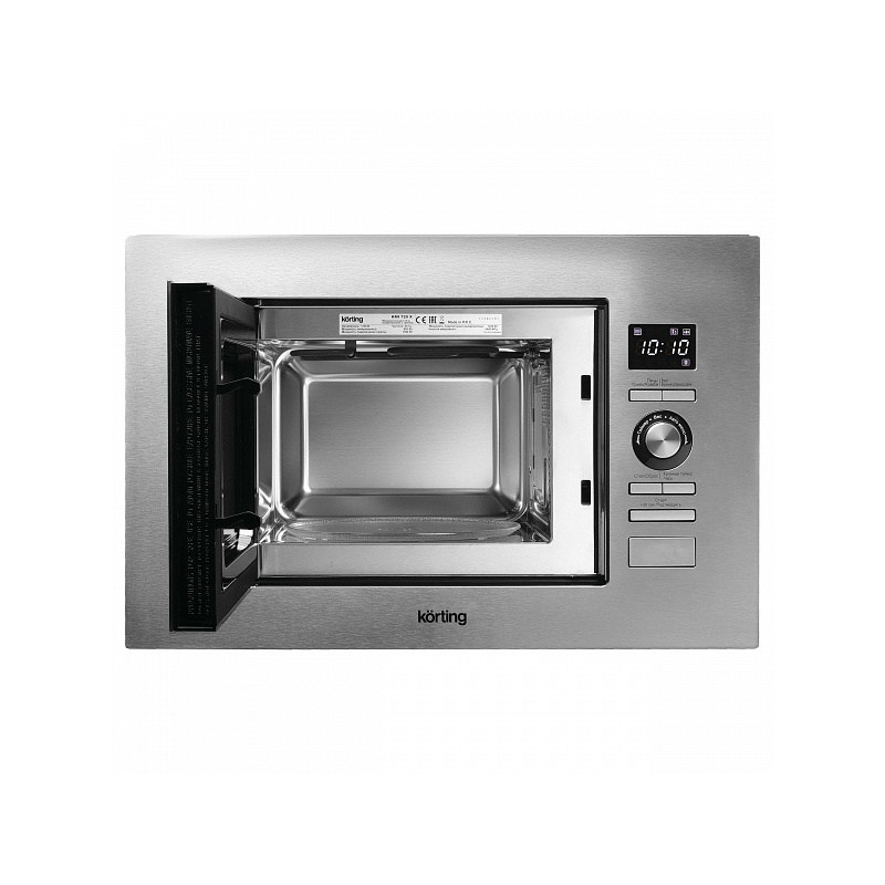 Встраиваемая микроволновая печь Korting KMI 720 X, 20 л, 900 Вт, гриль 1000 Вт, нержавеющая сталь, фото 3