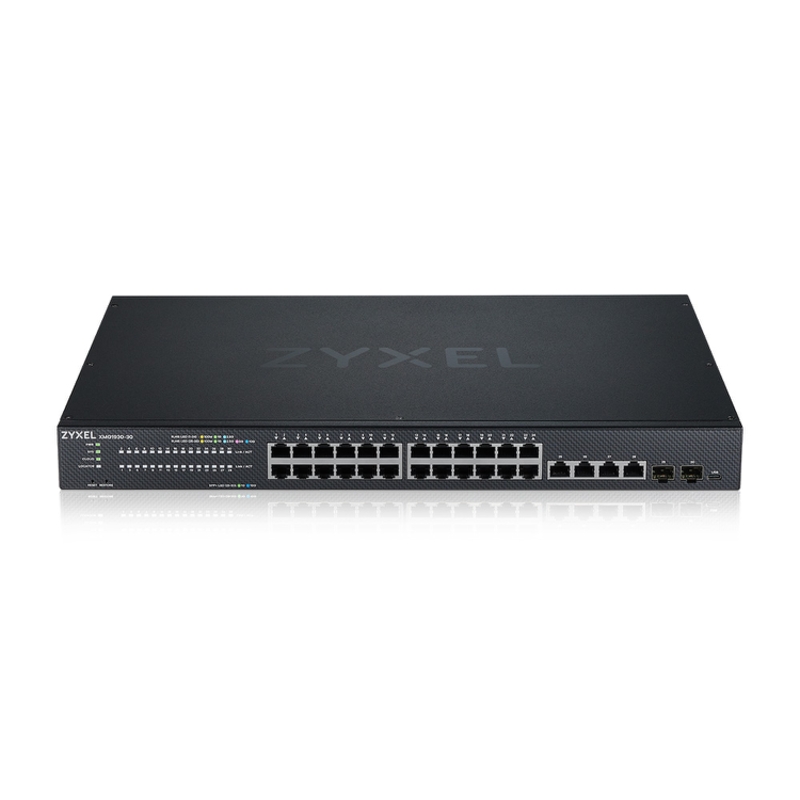 Коммутатор ZYXEL XMG1930-30 смарт L2+, 24 порта 2,5 Гбит/с, 4 порта 10 Гбит/с, 2 SFP+, 19″, фото 7