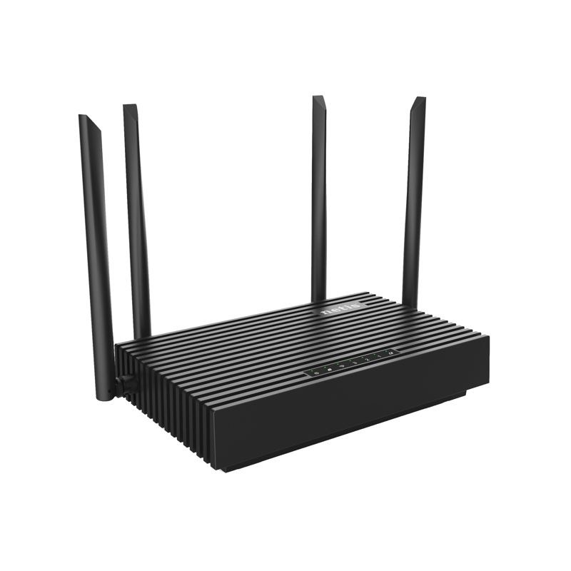Wi-Fi роутер Netis N6 AX1800 10, 4 порта LAN, беспроводное подключение, чёрный, фото 3