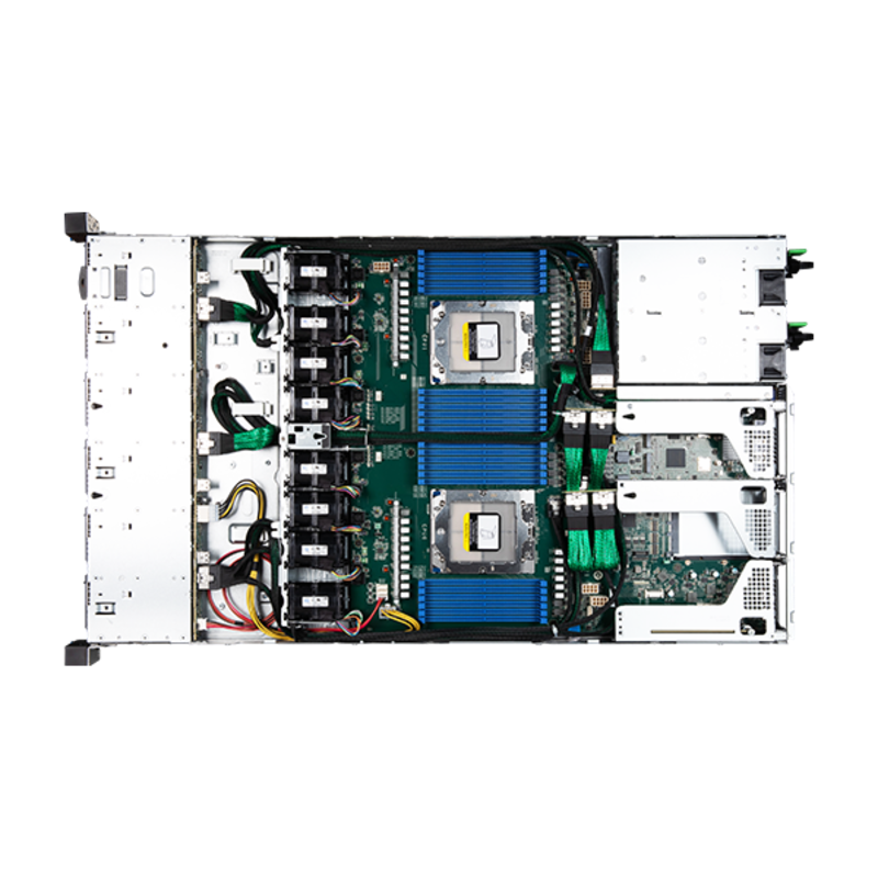 Серверная платформа MSI S1206-01, 1U,2x AMD EPYC SP5 9004/9005 210W (Optional EVAC CPU cooler can support up to TDP 360W) (MSI 939-S311-002), фото 6