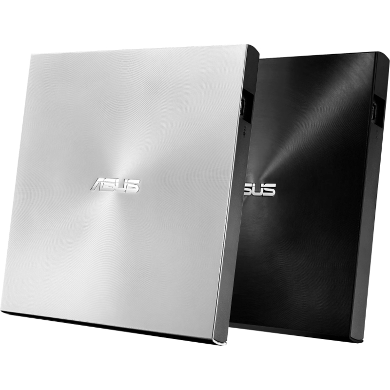Оптический привод ASUS SDRW-08U7C-U, внешний, серебристый, DVD-R/RW рекордер, фото 5