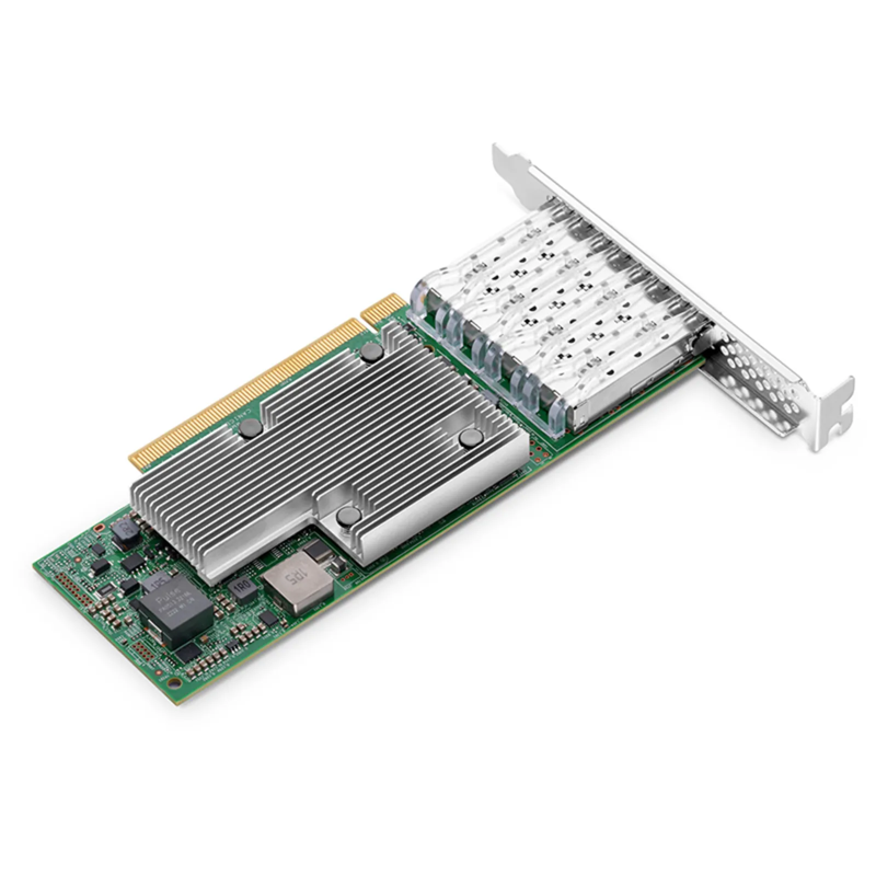 Сетевая карта Broadcom BCM957504-P425G, 4 порта SFP28 25 Гбит/с, PCIe 4.0 x16, iSCSI, фото 3