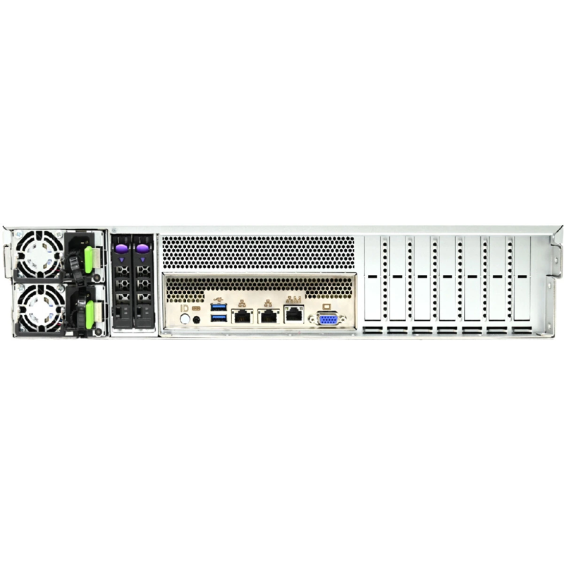 Серверная платформа 2U 8x 2.5" NVMe + 16x 2.5" SAS/SATA hot-swap (3x PCIe Gen5 Tri-mode 8-port backplane), 2x 2.5" SATA hot-swap (AIC XP1-S201VA02), фото 3