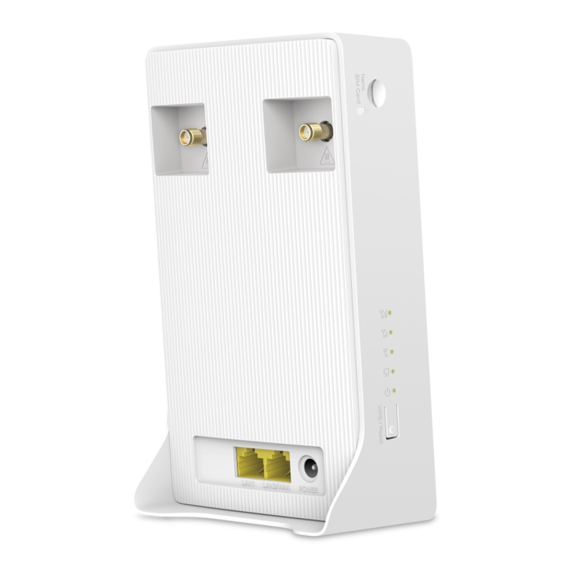 4G-роутер Mercusys MB260-4G с модемом 4G+ LTE до 300 Мбит/с, Wi-Fi AX1500, 3 порта 1 Гбит/с, фото 2