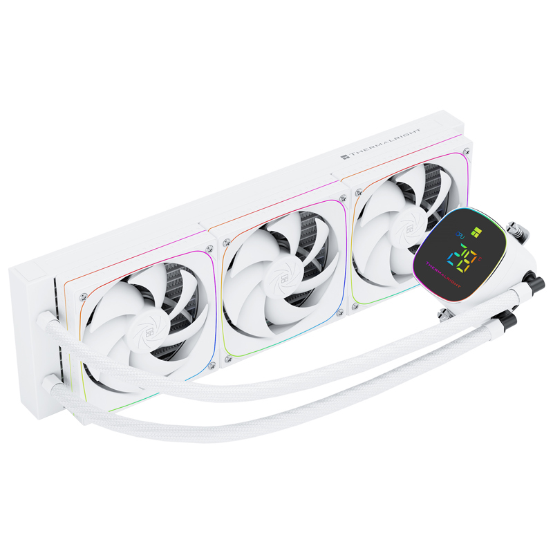 Система жидкостного охлаждения Thermalright Frozen Horizon 360 Digital, белый, фото 4