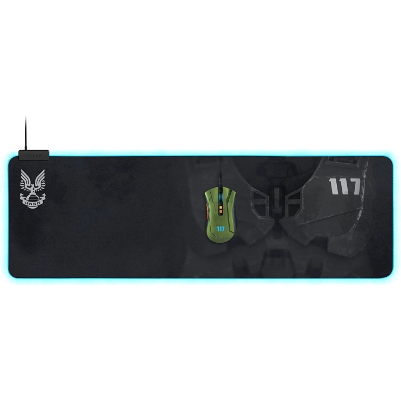 Коврик для мыши Razer Goliathus Extended Chroma - HALO Infinite pad RZ02-02500600-R3M1, размер XXL, фото 4