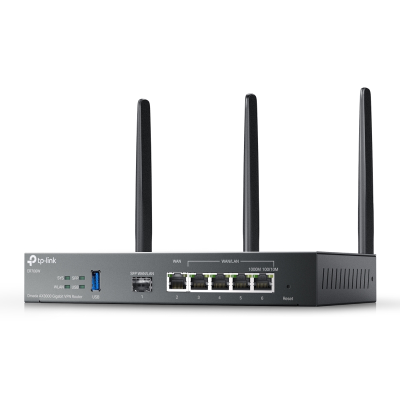 Маршрутизатор TP-Link Omada ER706W VPN с Wi-Fi 6 AX3000, порты 1 Гбит/с, USB 3.0, фото 4