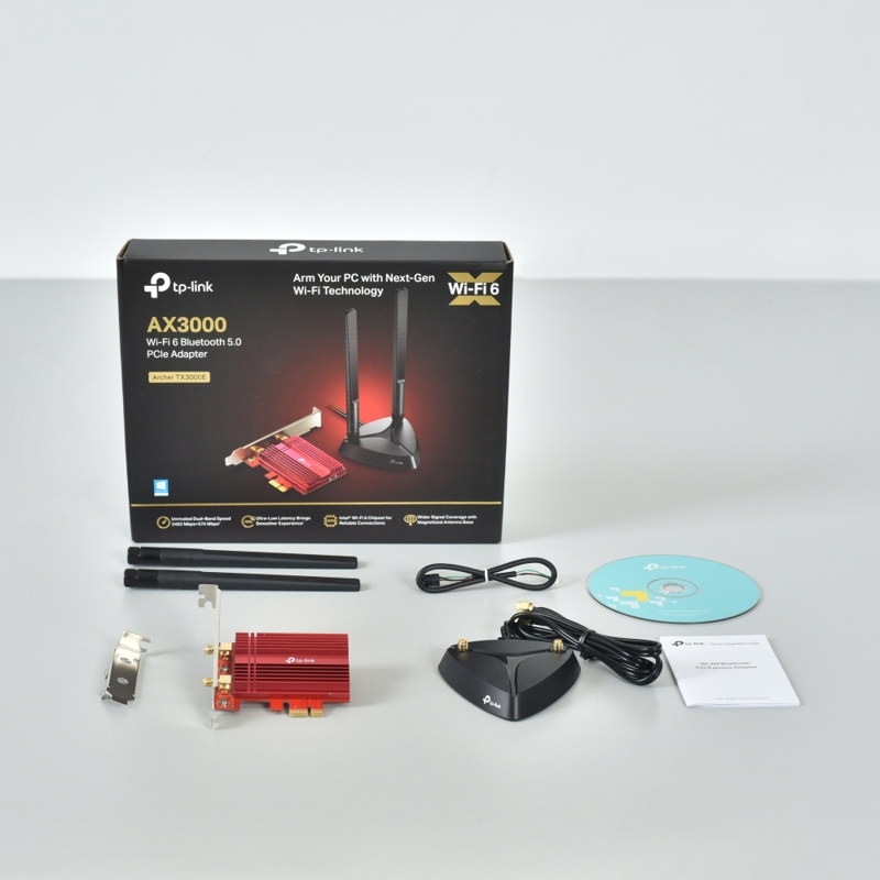Wi-Fi адаптер TP-Link Archer TX3000E PCIe x1, Wi-Fi 6, 3000 Мбит/с, 2,4 и 5 ГГц, Bluetooth 5.0, фото 4