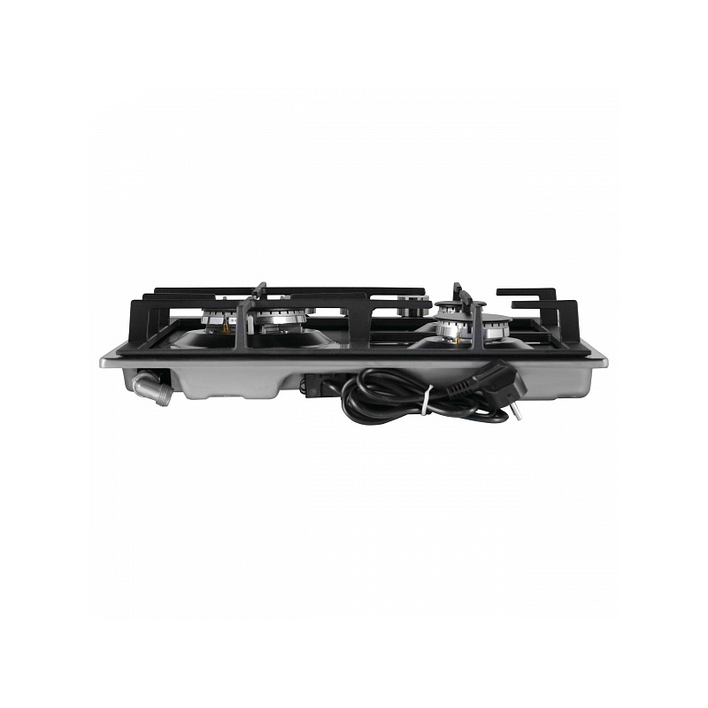 Варочная панель Korting Crystal HG 465 CTX, газовая, 45 см, 3 конфорки, WOK, нержавеющая сталь, фото 5