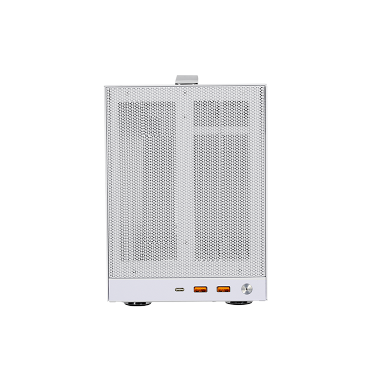 Корпус для ПК PcCooler K101 MESH WH 3F, Mini Tower, белый, под Mini-ITX, материал сталь, фото 3