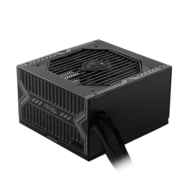 Блок питания Блок питания ПК/ Power Supply MSI MAG A550BN, 550W 80+ Bronze (ATX, Non modular, 1x24(20+4)pin, 1xCPU 8(4+4)pin, 2xPCIe*2 8(6+2)pin, 5xSATA3, 2xMOLEX4pin, Active, 120x120mm, 150x140x86mm, APFC, black), фото 5