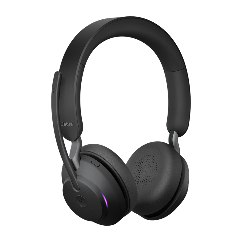 Гарнитура Jabra Evolve2 65 MS Stereo, Bluetooth 5.0, адаптер Link 380c USB-C, чёрная, фото 2