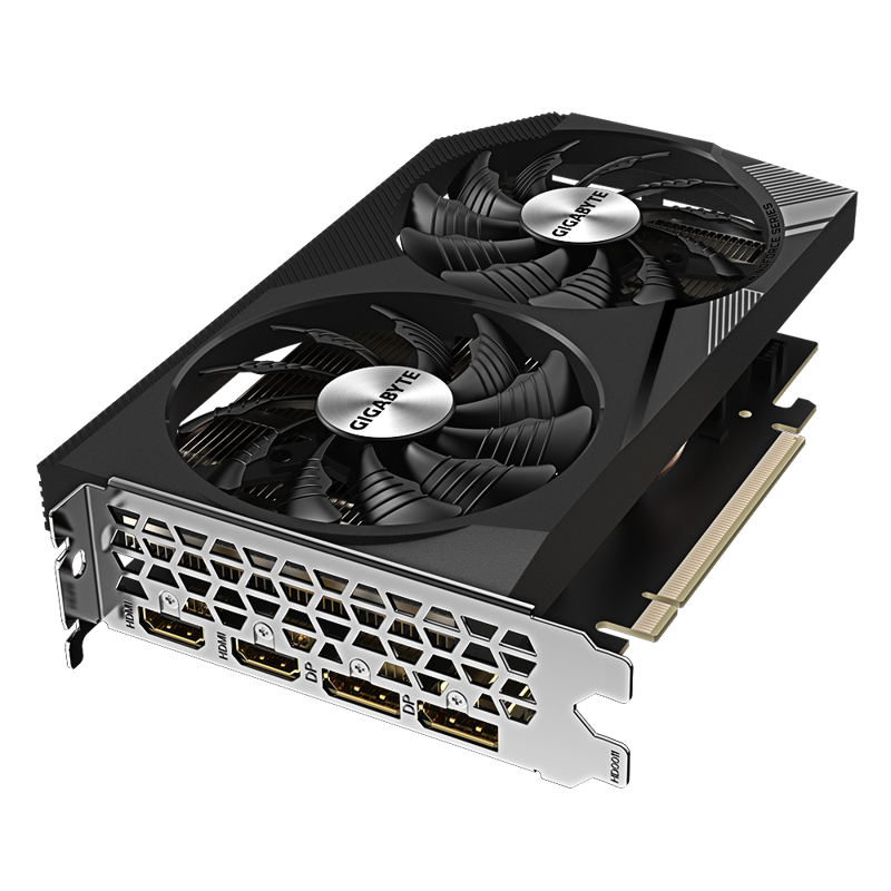 Видеокарта Gigabyte GV-N3050WF2OCV2-8GD, NVIDIA GeForce RTX 3050, 8 ГБ видеопамяти, GDDR6, фото 3