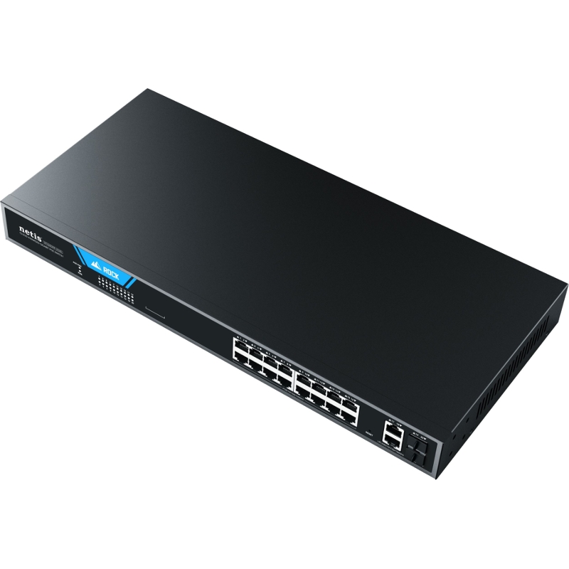 Коммутатор Netis ST220GPR-2G2S управляемый, 16 портов PoE 1 Гбит/с, 2 SFP, 225 Вт, фото 4